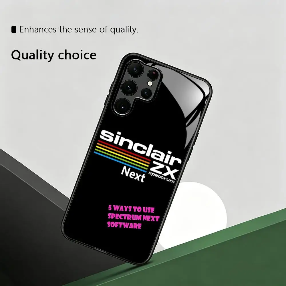 Фото Роскошный чехол S-Sinclair ZX Spectrum для Samsung S26 S25 S24 S23 S22 S21 S20 Plus Ultra Note20, стеклянный магнитный чехол №5