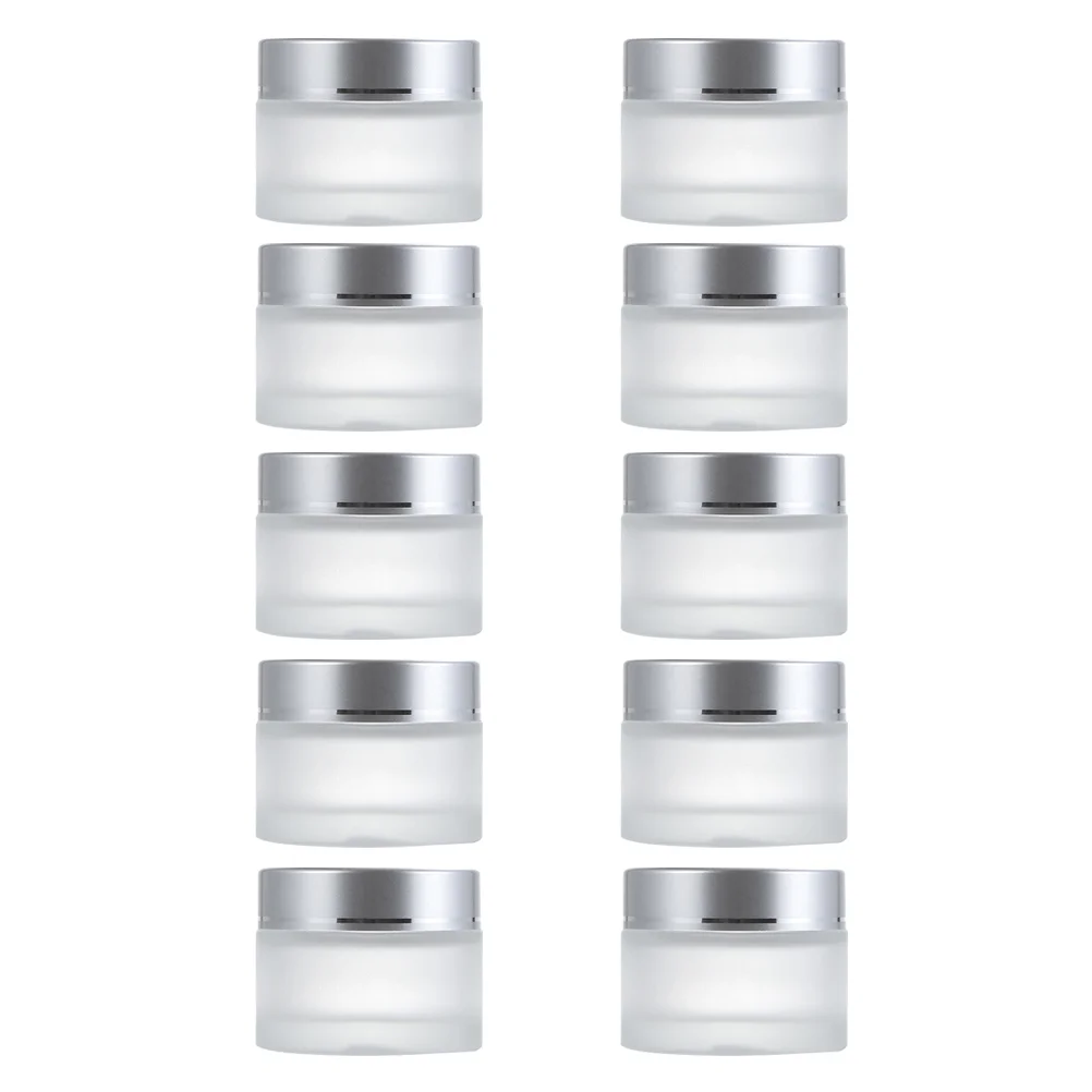 

Jars Travel Jar Storage Containers Container Cream Sample Makeup Box Frosted Lotion Bottle Empty Holder Scrub Lids Puff Bulk