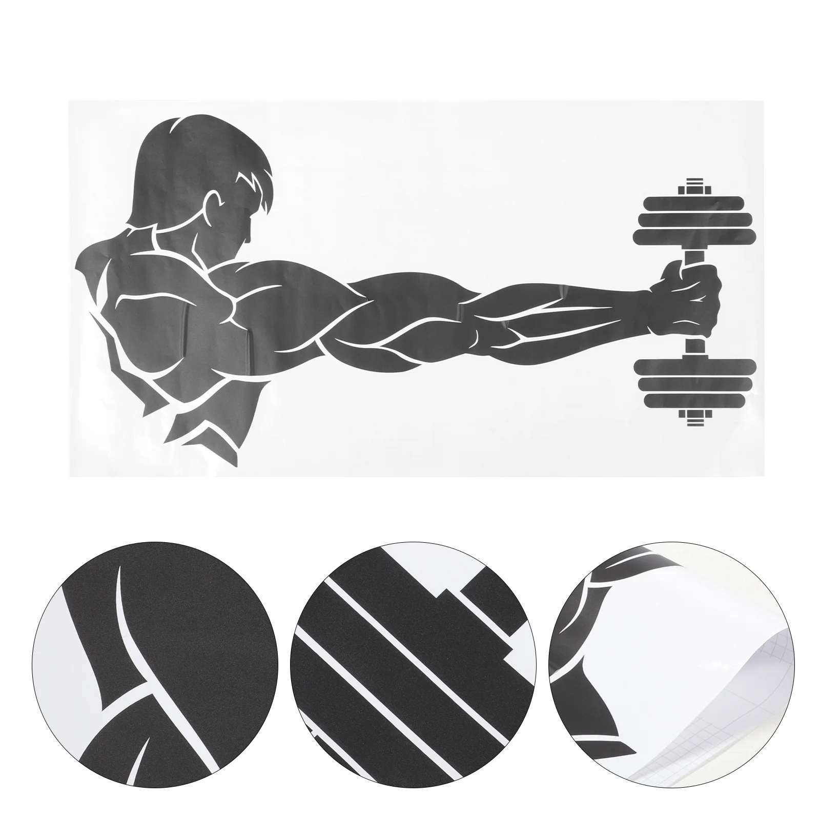 

Sportsman Posture Decal Wall Decal Gym Wall Decal Home Gym Sticker Gym Wall Decoration