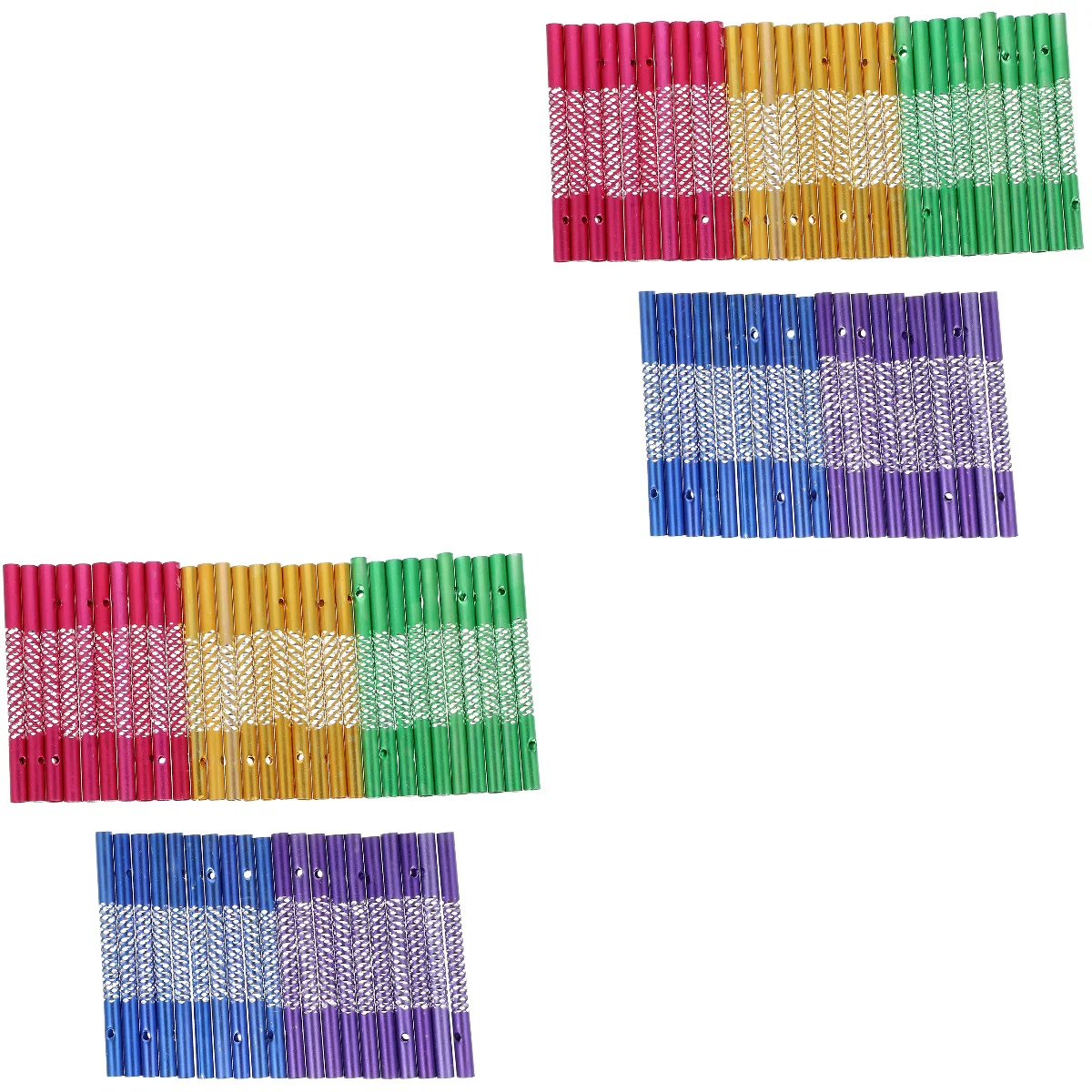 

Wind Chime Chimes Tubes Aluminum Parts Diy Replacement Metal Making Tube Outdoor Supplies Kit Tubing Colorful Accessories Crafts