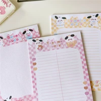 %e2%80%8bins cartoon cute dog memo pad b5 colored lattice student word book girl kawaii diary notebook school stationery 30 sheets