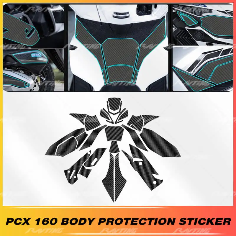 

Противоскользящая защитная накладка на Бензобак Мотоцикла, 3d-наклейка на корпус топливного бака для HONDA PCX160 PCX 160 2021-2022