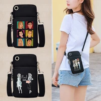 ladies shoulder bag for iphone 11 pro maxsamsungxiaomi mi note 9 pro redmi p30 20 friends print series phone case bags