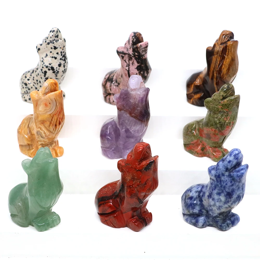 

Искусственный натуральный камень, резная резьба, восстанавливающие кристаллы, ремесла, статуэтки животных, украшение для дома, оптовая продажа, 2 дюйма