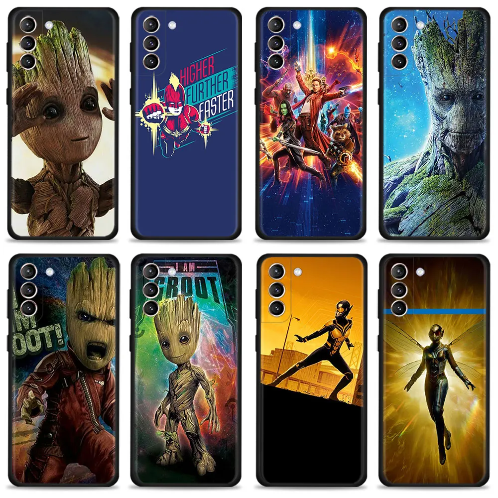 

Phone Case for Samsung Galaxy S21 S20 FE S22 Ultra S10 S9 Plus S10e S8 Note 20Ultra 10Plus Silicone Cover Wasp Marvel Comics