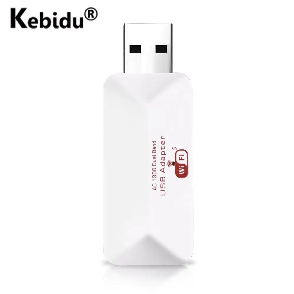 

Wireless WiFi Adapter Wi-Fi USB3.0 2.4GHz 5GHz Dual Band Network LAN Card 11AC 1300Mbps Ethernet Adaptor IEEE 802.11b/n/g/ac