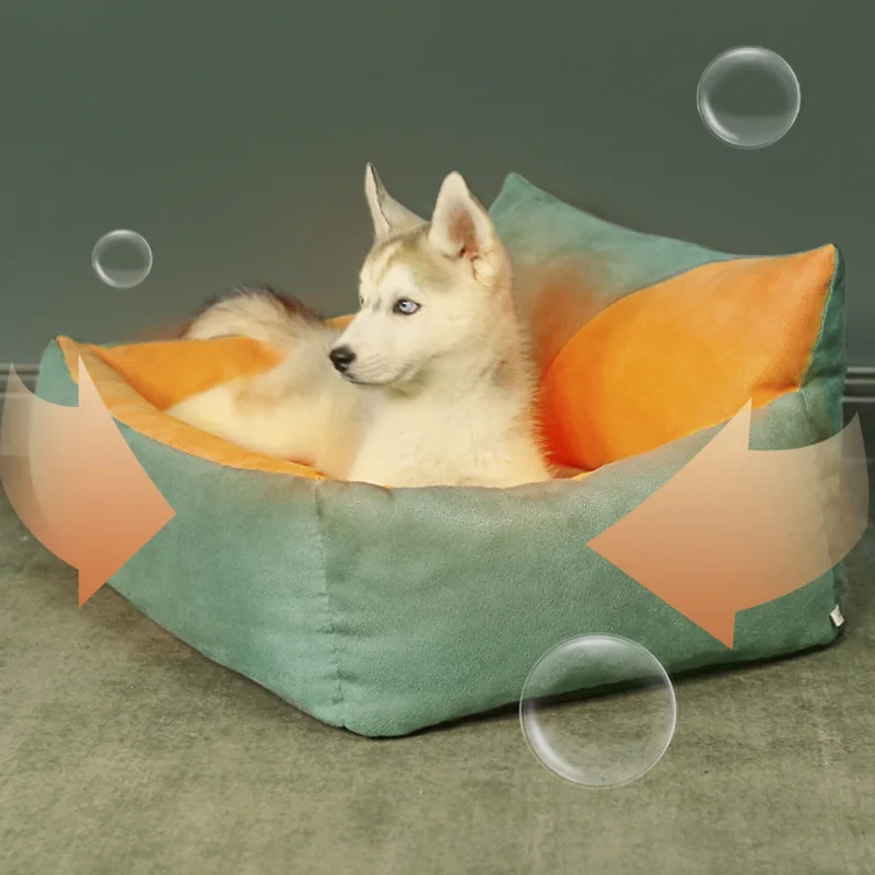 

Kennel four seasons general warm dog pad pet bed can be disassembled and washed small dog house and pad