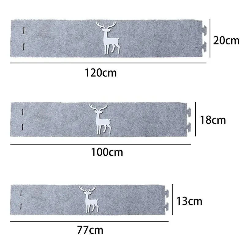 Юбка Для Рождественской Елки Украшение В Виде Серого Дна Мягкий Фетр