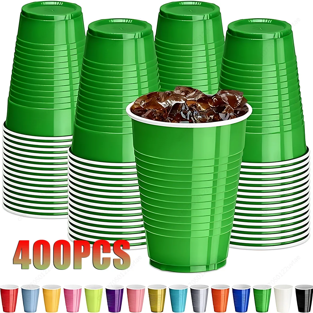 Пластиковые чашки для питья стандартный многоцветный набор размеров 2 унции игр