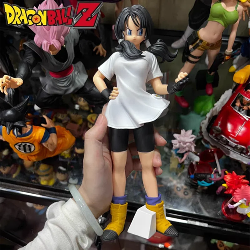 

25cm Original Dragon Ball Z Videl Figure Banpresto Glitter Glamours Pvc Model Ornament Style Kawaii Figurine Collection Gifts