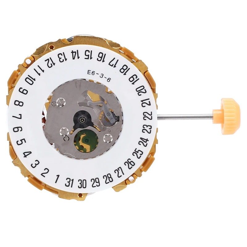 

3-контактный кварцевый механизм для Miyota 9U13, часовой механизм, запасная часть для ремонта, дата 6 часов