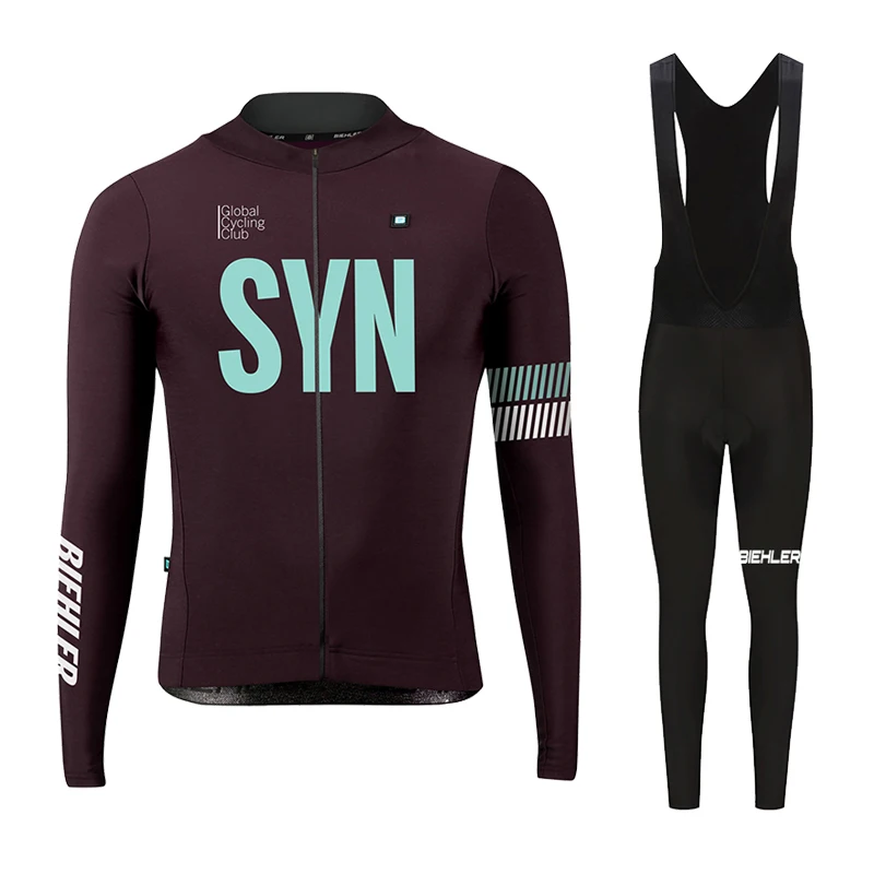 2022 BIEHLER велосипедная одежда с длинным рукавом SYN Весна-Осень Велоспорт Джерси