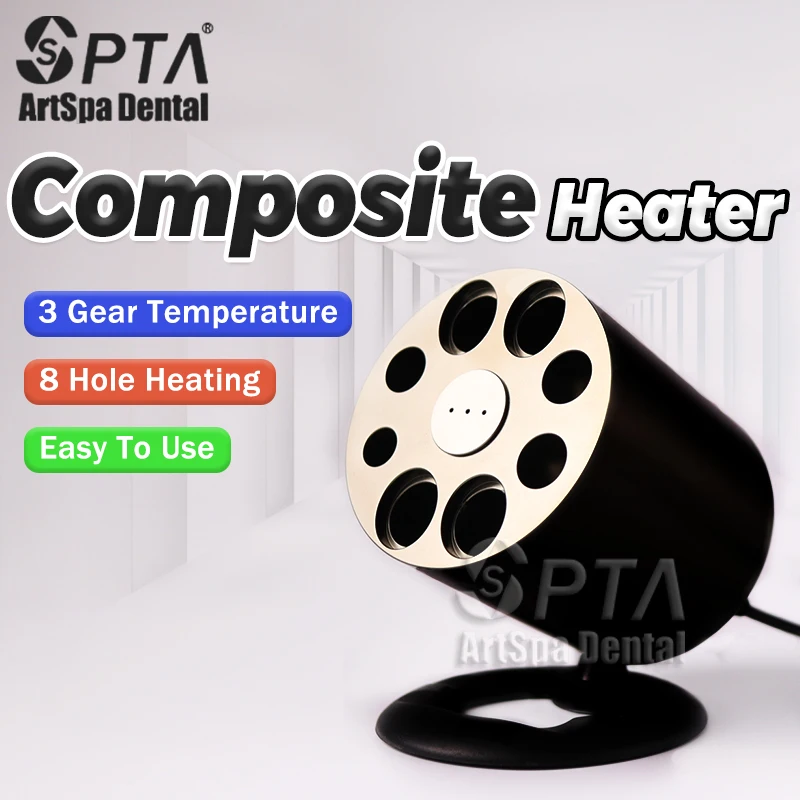 Dental Composite Resin Material Heater AR Heat Equipment Warmer Easy 3 Gear Temperature 8 Hole Tooth Filling Medical Instruments