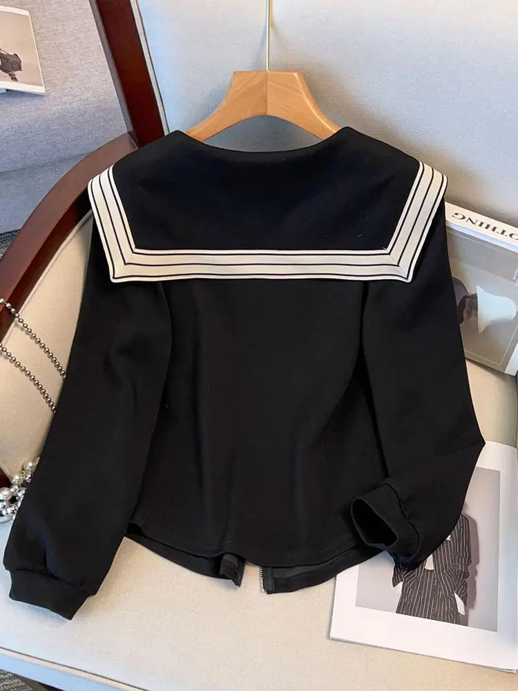 Комплект из двух предметов больших размеров женский осенне-зимний новый