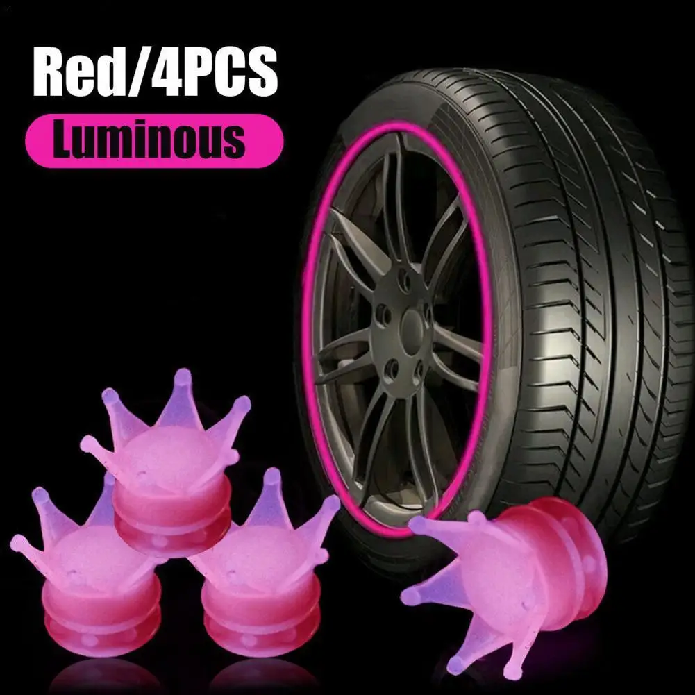 Светящиеся колпачки клапанов автомобиля, автомобильные аксессуары, флуоресцентный велосипед, автомобиль, Ночная езда на мотоцикле, колесо, светящийся клапан, ступица, велосипед, Glowin P3D8