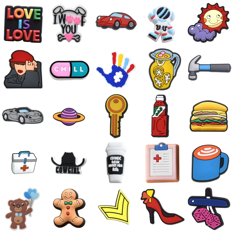 

Shoes Accessories Decorations for Crocs Shoe Charms Women Charm Boy Gifts Para Pins Packs Men Girl Set Jeans Kids Wholesale Bulk