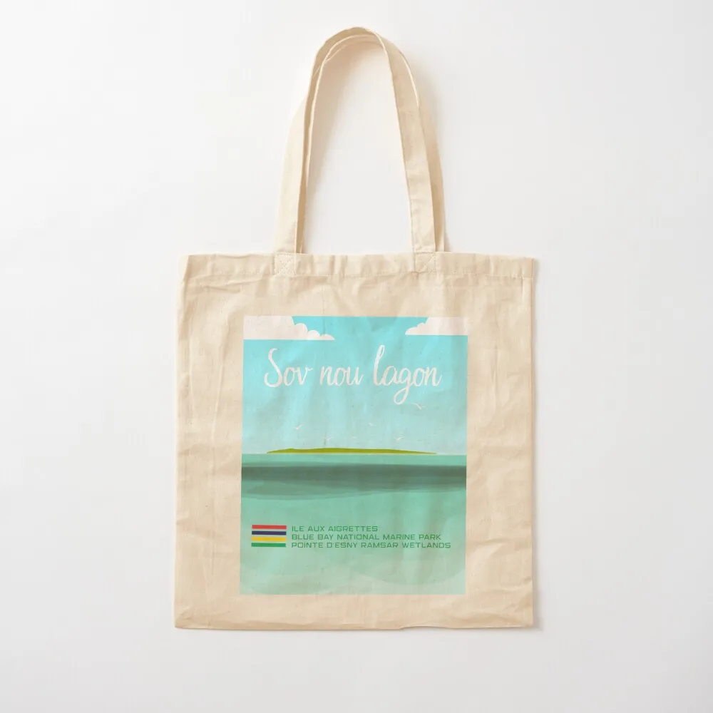 Sov nou lagon Mauritius Tote Bag Тканевая сумка-тоут Сумка-шоппер Canvas