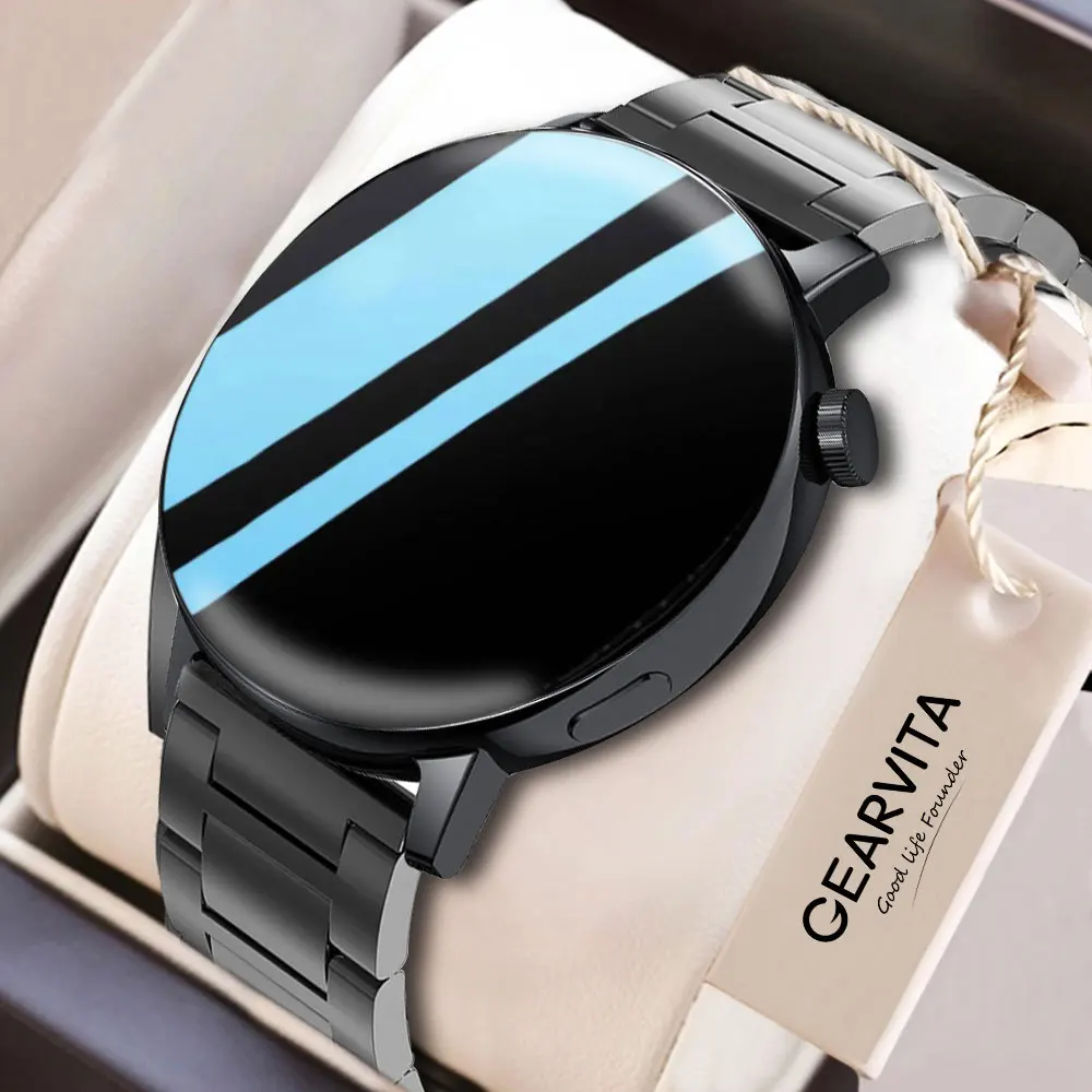 

GT3 Smart Watch 360*360 1.32inch Wireless Charging Blood Pressure/Oxygen Bluetooth Call Heart Rate For Huawei Smartwatch
