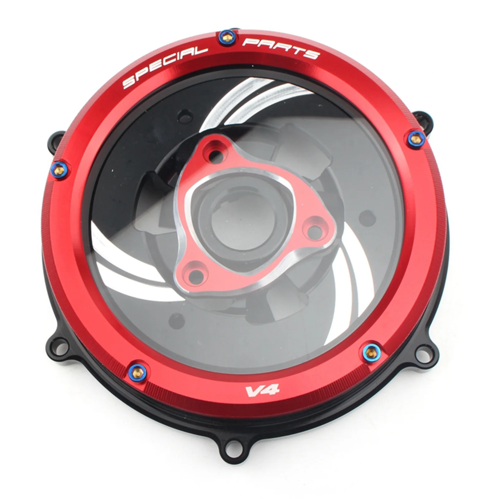 

Прозрачная крышка сцепления двигателя мотоцикла, защитная нажимная пластина для DUCATI PANIGALE V4 S SPECIALE STREETFIGHTER V4, часть