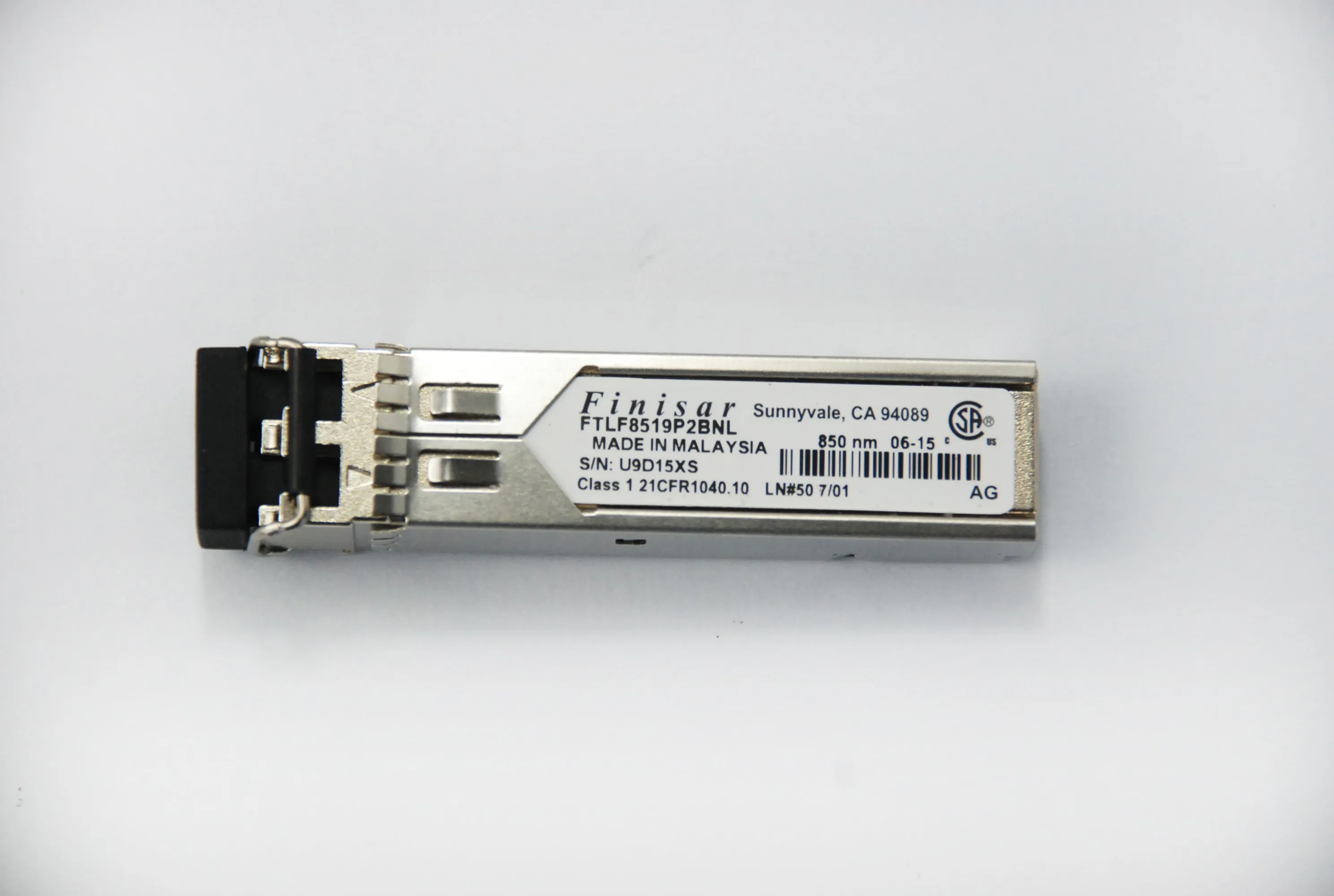 Finisar FTLF8519P2BNL 850nm 1.25G 500M SFP Gigabit optical fiber module/1.25g sfp/ 1g switch/1g Transceiver