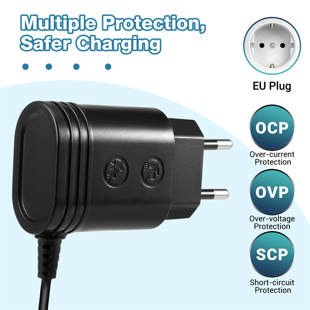 Зарядное устройство с адаптером 15 В для бритвы Philips HQ8505 6070 7310 6090 6071 9020 568 вилкой