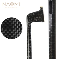 naomi blank unfinished violin bow stick silver silk braided carbon fiber bow stick diy 44 size violin bow use