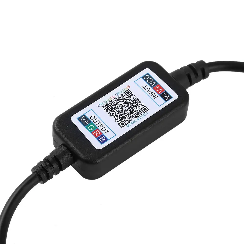 Лидер продаж миниатюрная беспроводная Светодиодная лента RGB 5-24 В управление