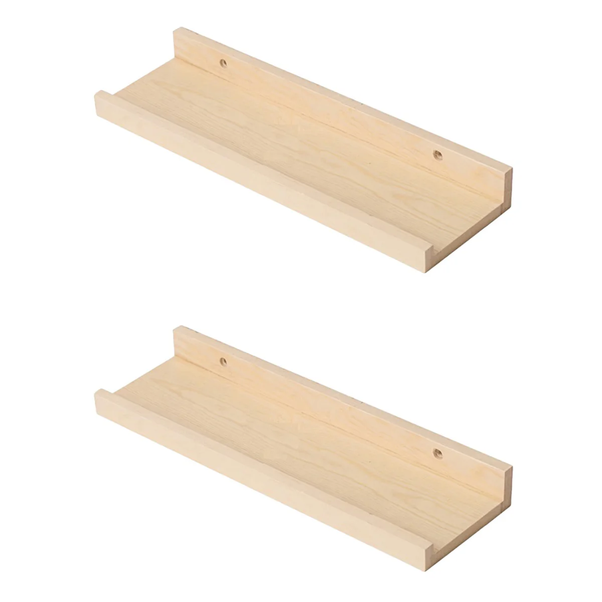 

2pcs Household Wall Rack Decorative Wall Shelf Multi-function Floating Shelf