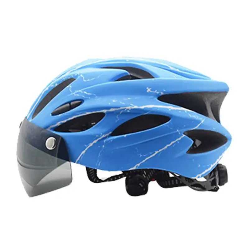 

Cycling Helmets With Magnetic Goggles Mountain Bike Helmets For Men Women Women Men Riding Bike Accessories For Adult Bikes