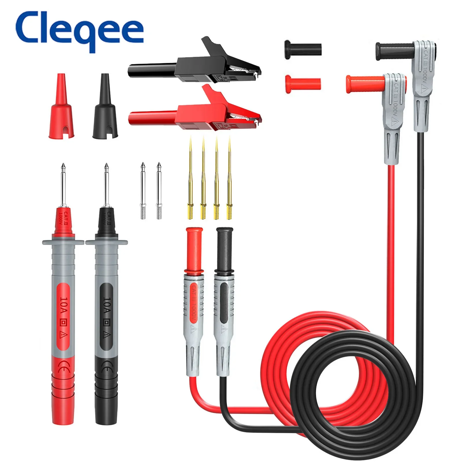 

CLEQEE Cleqee P1300B комплект тестовых проводов для мультиметра 14 шт.
