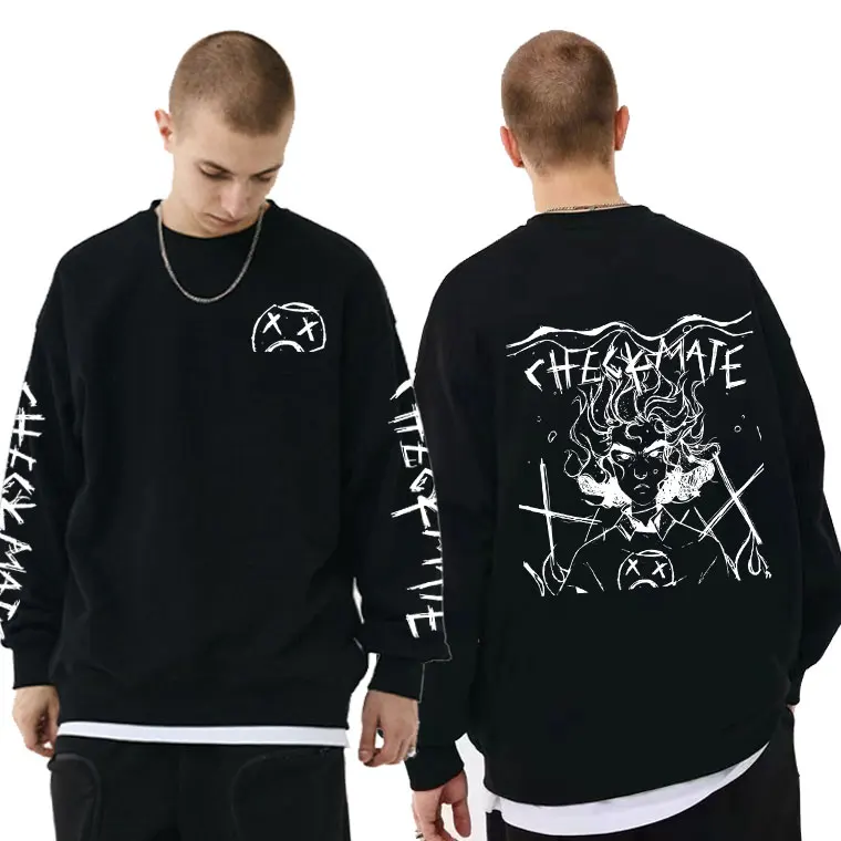 

Singer Conan Gray Pullover Men's Loose Sweatshirt Man Hip Hop Vintage Streetwear Men Women Oversized Black Crewneck Sweatshirts