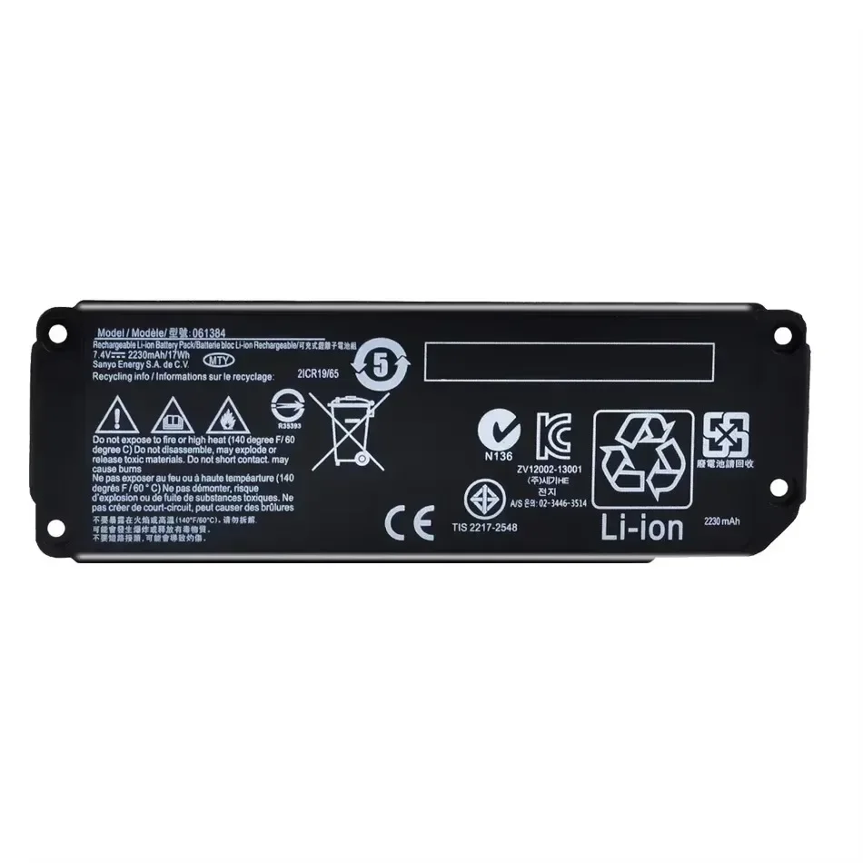 061384 Аккумулятор 2230 мАч для Bluetooth-динамика BOSE SoundLink Mini I