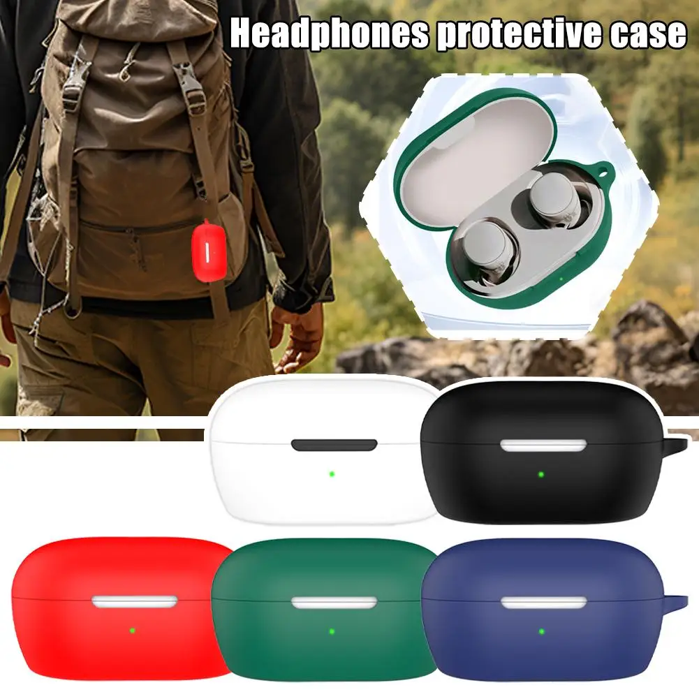 For BoseQuietComfort Case Silicone Non-slip Protect Blue tooth Earphones Cover for Headphones Box Cas B3H7