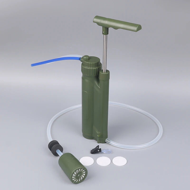 

Portable UF Water Filter Pump Outdoor Water Purification System Survial Gear for Camping Hiking Travel Emergency Preparedness