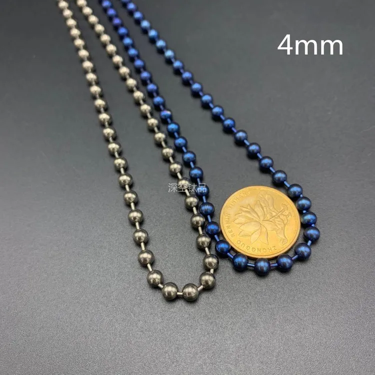 Цепочка из чистого титана 1 м 2 0/2 4/3 0/4 0 мм аксессуары для цепочек бисера с