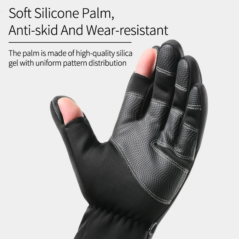 

Тактильные перчатки, теплые перчатки для езды на велосипеде, мотоцикле, лыжах, пеших прогулок, с накладками для сенсорных экранов