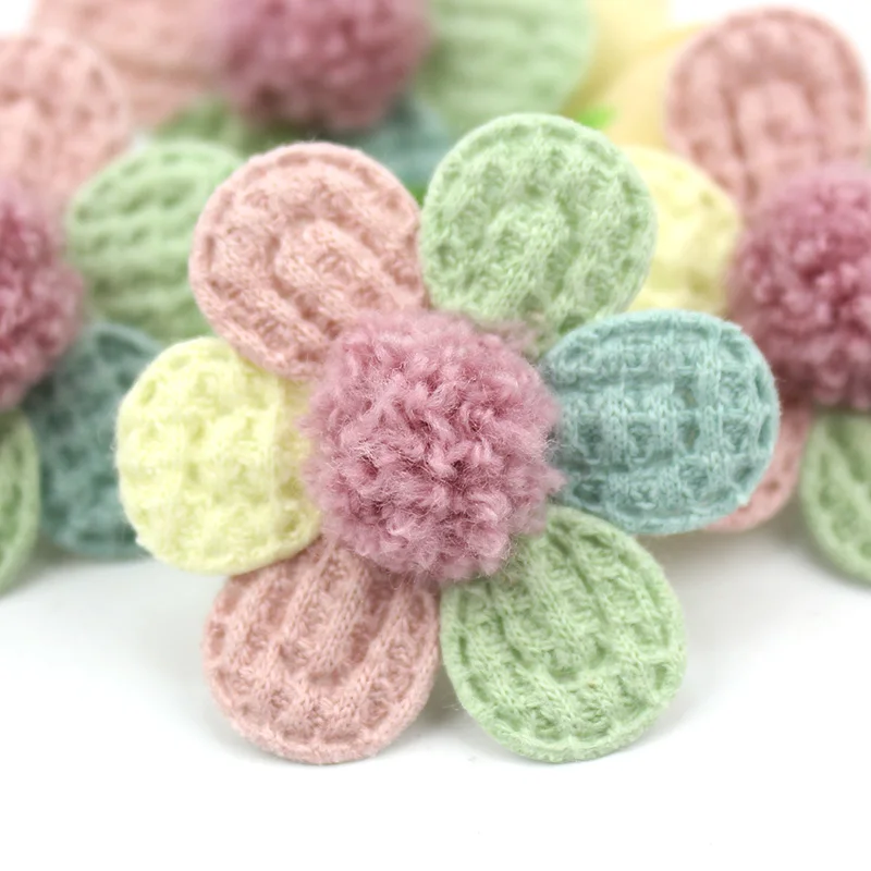 

Милые цветочные аппликации ручной работы для «сделай сам», шпилька для волос, головные уборы, Ремесла, Декор, шляпа, сумка, нашивки для одежд...