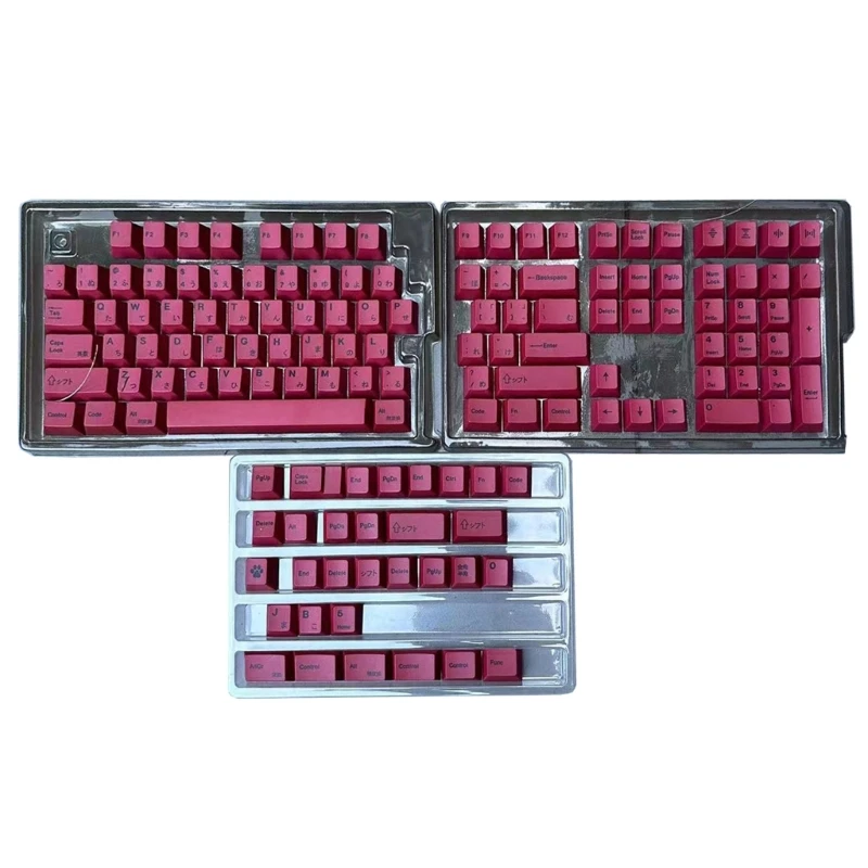 

Keycaps Set Japanese Red Keycap Set for 140 Keys CherryProfile Drop Shipping