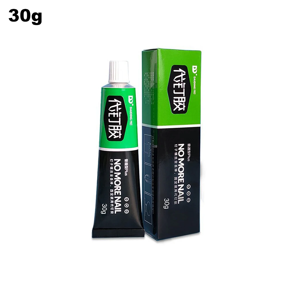 

30g All-purpose Glue Quick Drying Glue Strong Adhesive Sealant Fix Glue Nail Free Adhesive for Plastic Glass Metal Ceramic