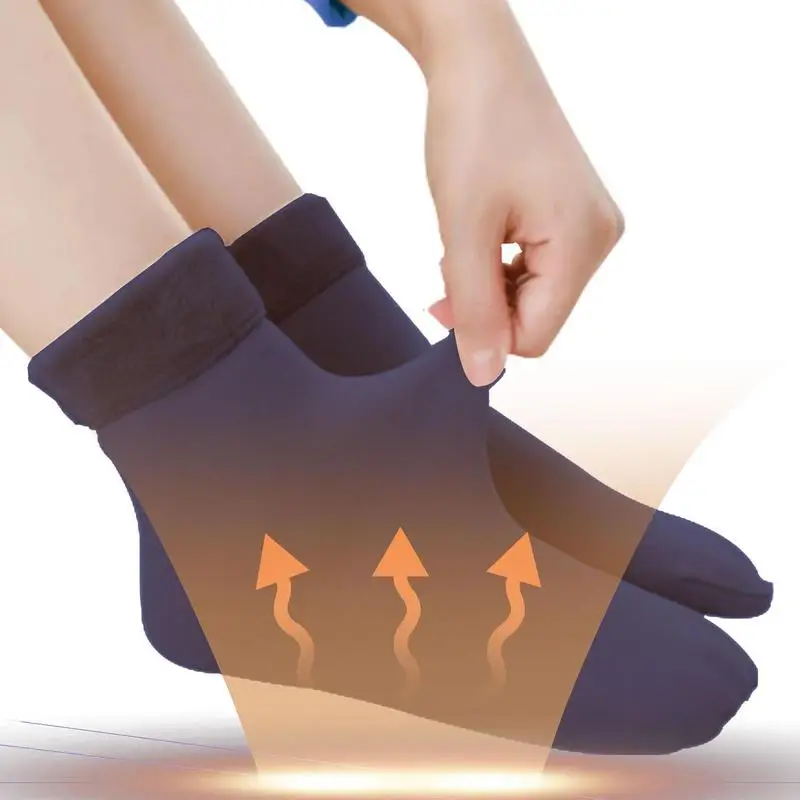 

Thermal Socks For Women Thick Socks For Women And Men Heat Trapping Warm Winter Socks Cozy Socks For Home Cold Winter
