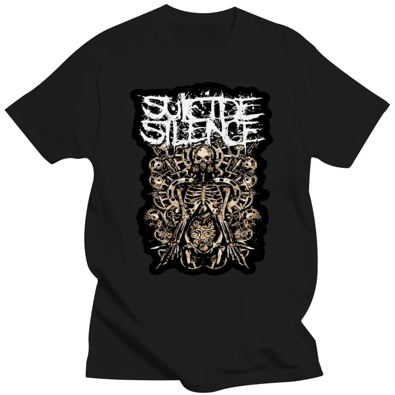 Футболка Suicide Silence Mangled Gears S M L Xl совершенно новая официальная