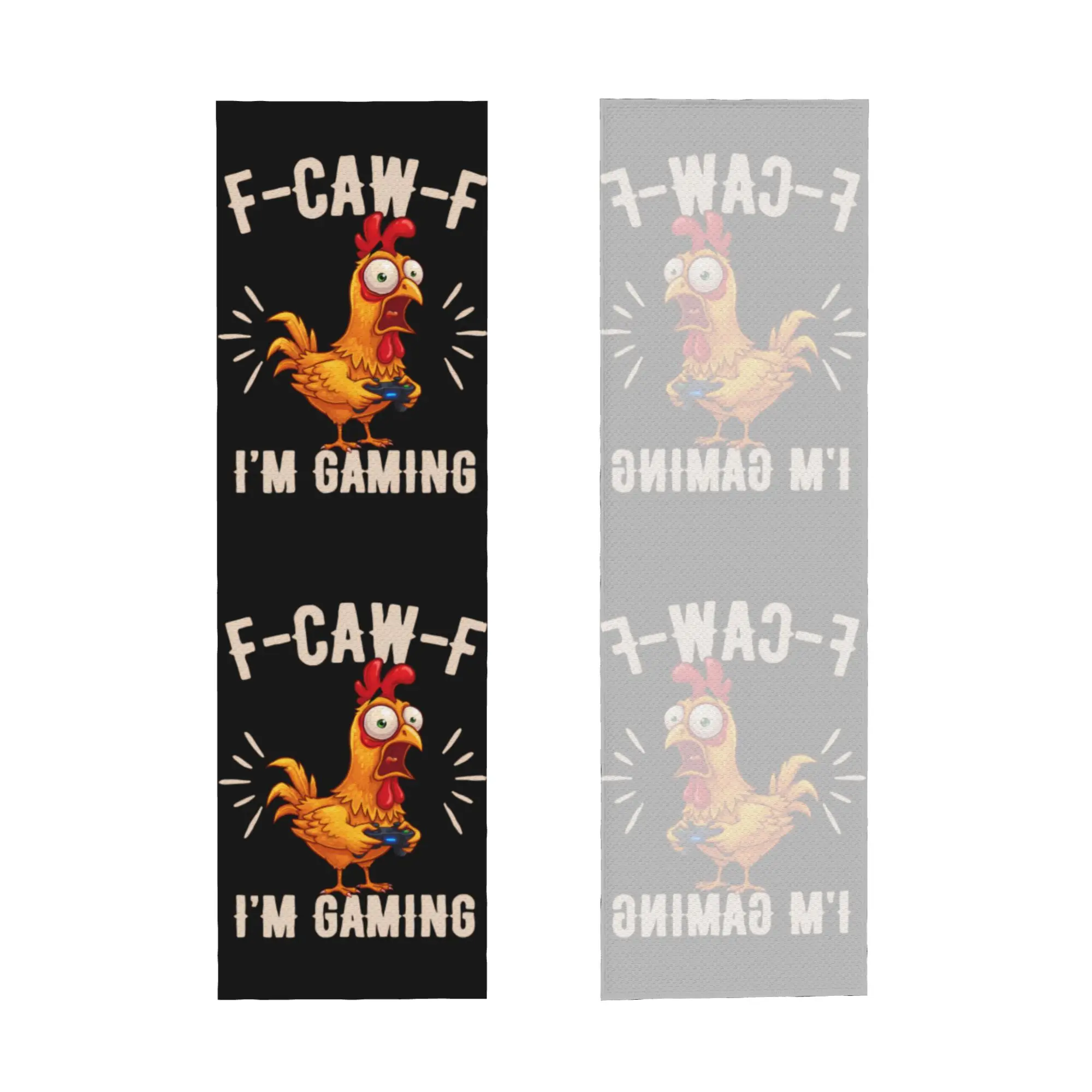 Фото Забавное полотенце F-Caw-F Chicken FCAWF для холодных тренировок, быстросохнущее полотенце для лица, фитнес-полотенца №2