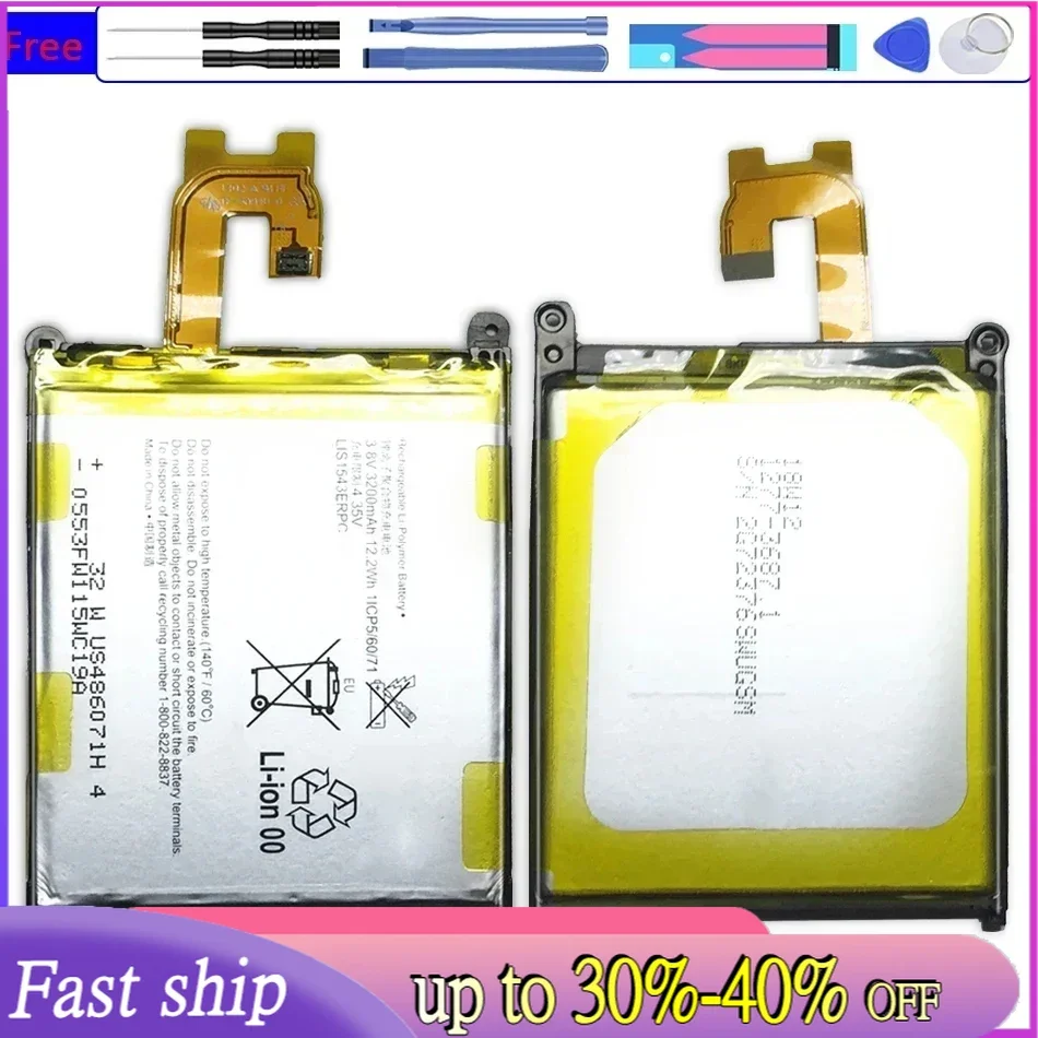 Аккумулятор LIS1543ERPC емкостью 3200 мАч для телефона SONY Xperia Z2 L50w Sirius SO-03 D6503 D6502
