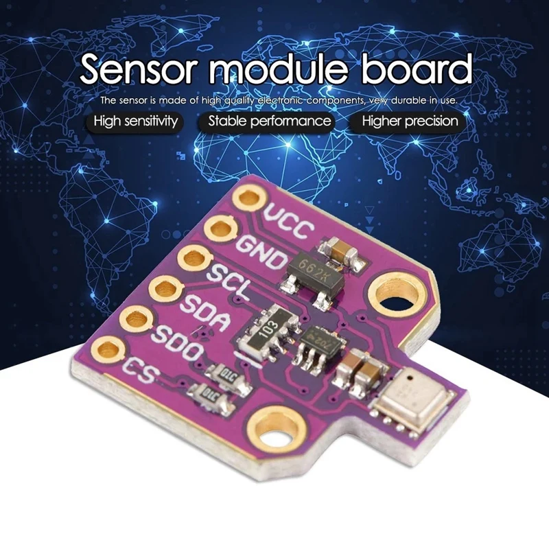 

CJMCU-680 BME680 Module Temperature Humidity Pressure Sensor Barometric Sensor Development Board Sensor Module Environmental Sen