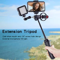 Desktop Tripod Telescopic Outdoor Vlog Selfie Stick Mobile Phones Micro Single Action Camera Cell Phone Holder Smartphone Tripod