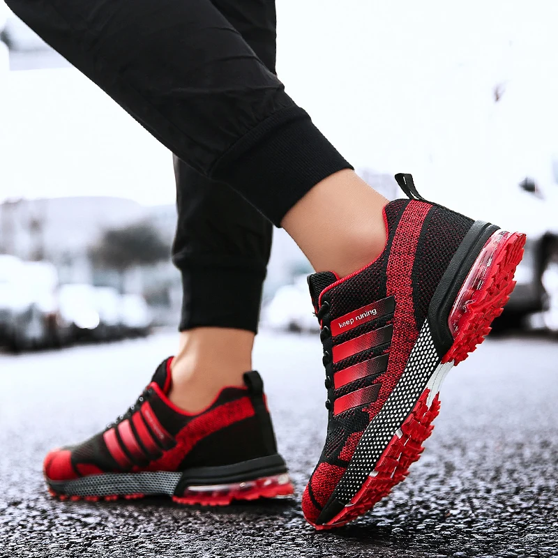 Sports shoes neutral fashion soft bottom shock absorption air cushion light training gym track and field sports running shoes