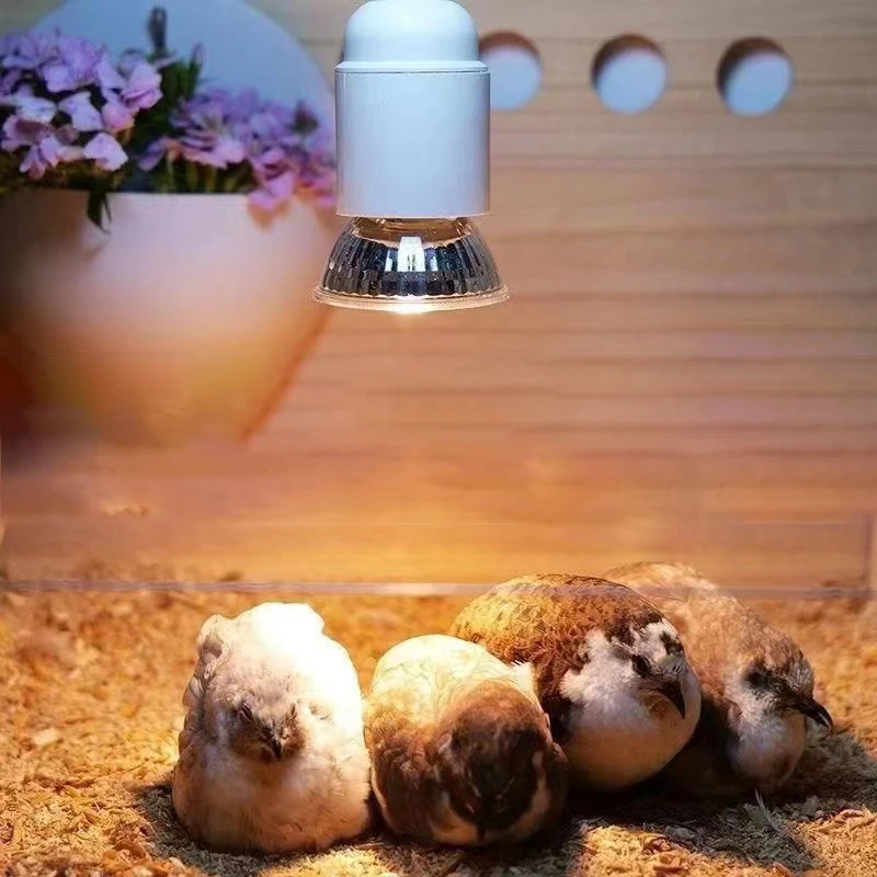 E27 110-220 В Тепловая лампа для рептилий из алюминиевого сплава курицы и других