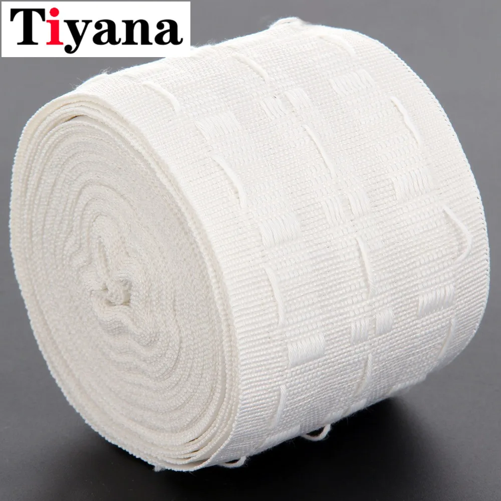 Плиссированная лента 10 метров для штор, аксессуары для занавесок, втулки, верхнее кольцо, лента для люверсов, карандаш, крючок для штор Плиссированная лента 10 метров для штор, аксессуары для занавесок, втулки, верхнее кольцо, лента для люверсов, карандаш, крючок для штор