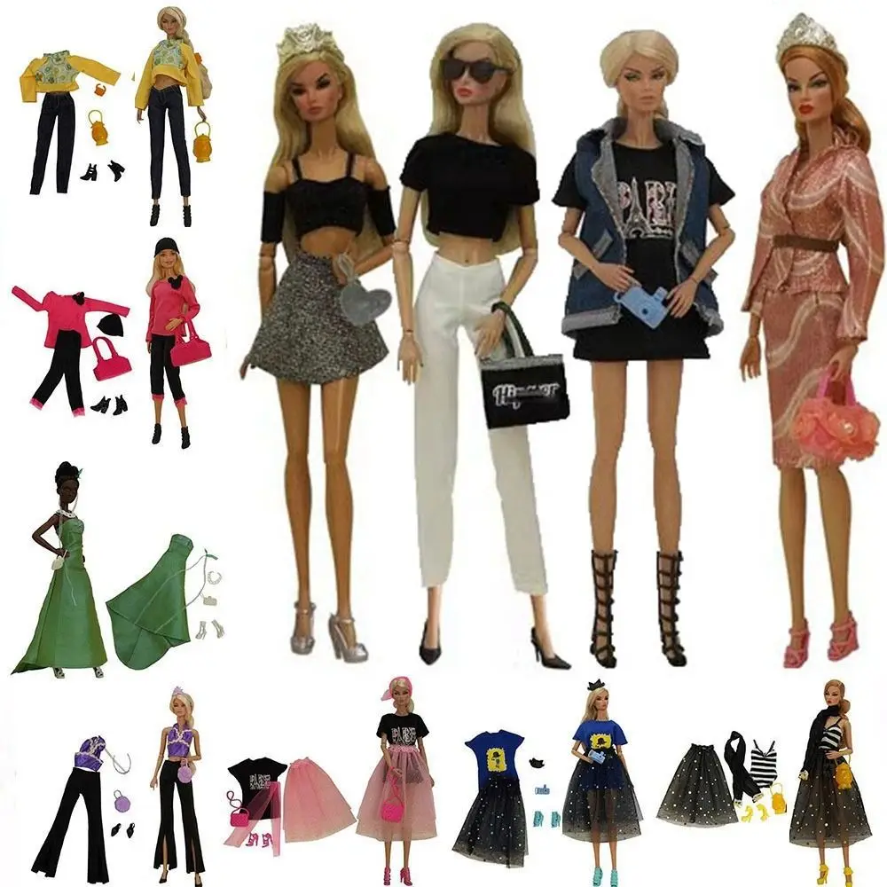 

Casual Wears 11.5" Doll Dress High Quality Fashion DollPrincess Skirt DIY Accessories 30cm Doll/1/6 BJD Dolls