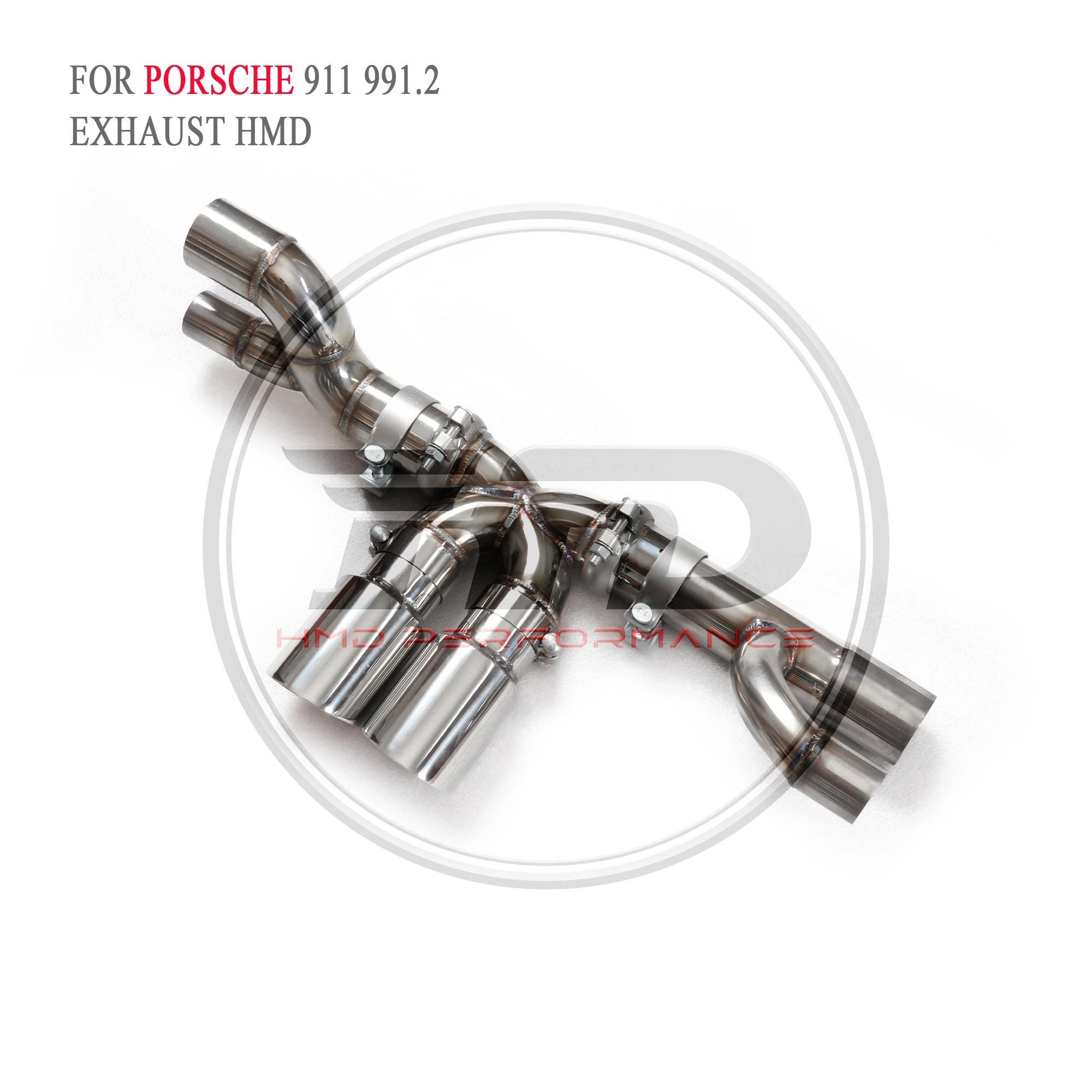 Выхлопная система HMD с высокой пропускной способностью Catback для Porsche 911 991.2